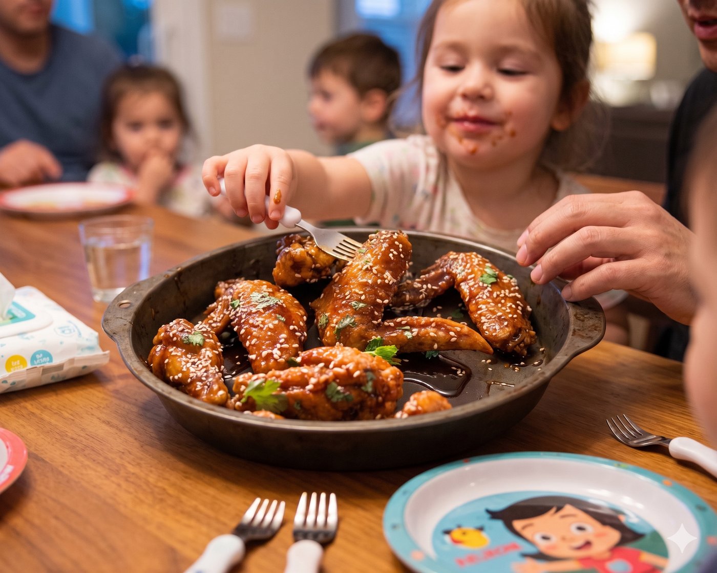간장 마늘 치킨 — Korean soy garlic fried chicken