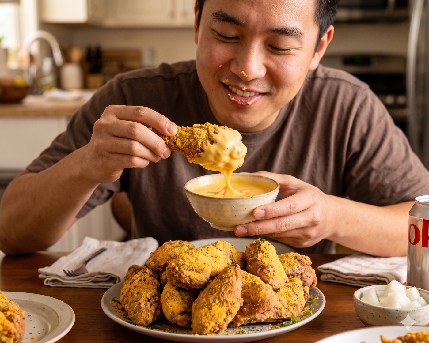뿌링클 치즈파우더 치킨 — BHC Bburinkle cheese powder chicken