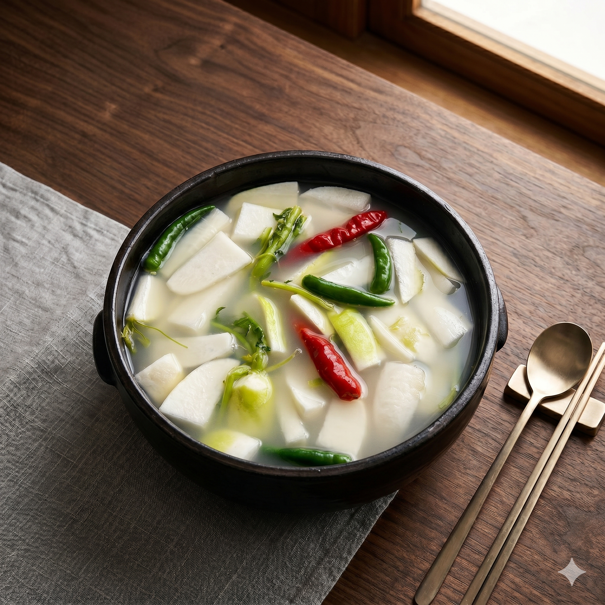 동치미 — Dongchimi radish water kimchi