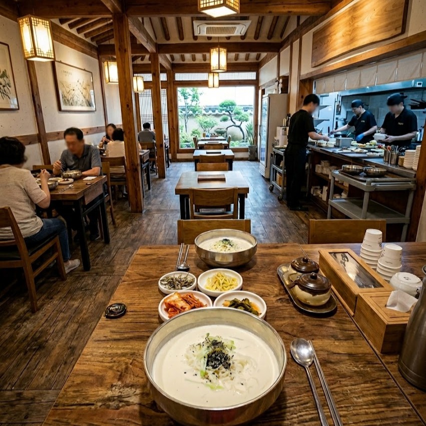 진주회관 또는 황금콩밭 — 서울 대표 콩국수 맛집