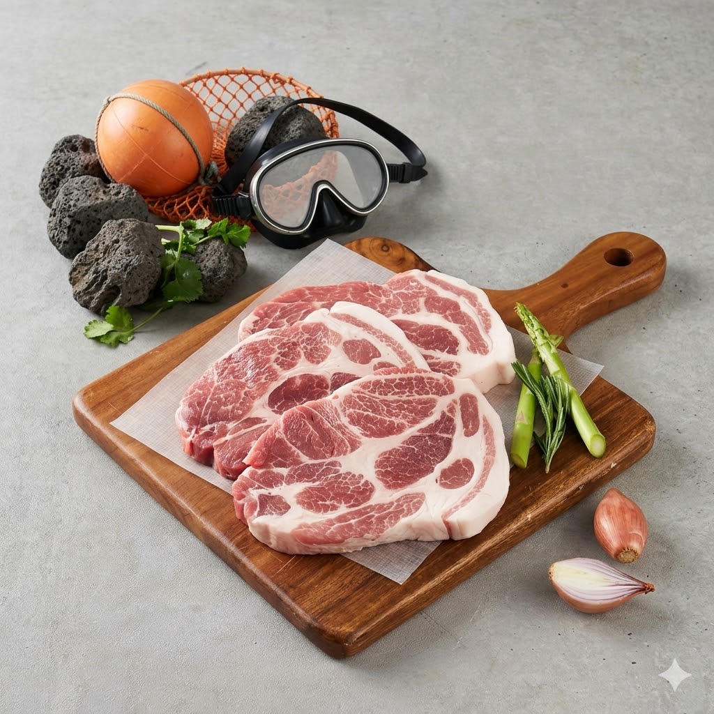 제주 흑돼지 — Jeju black pork belly